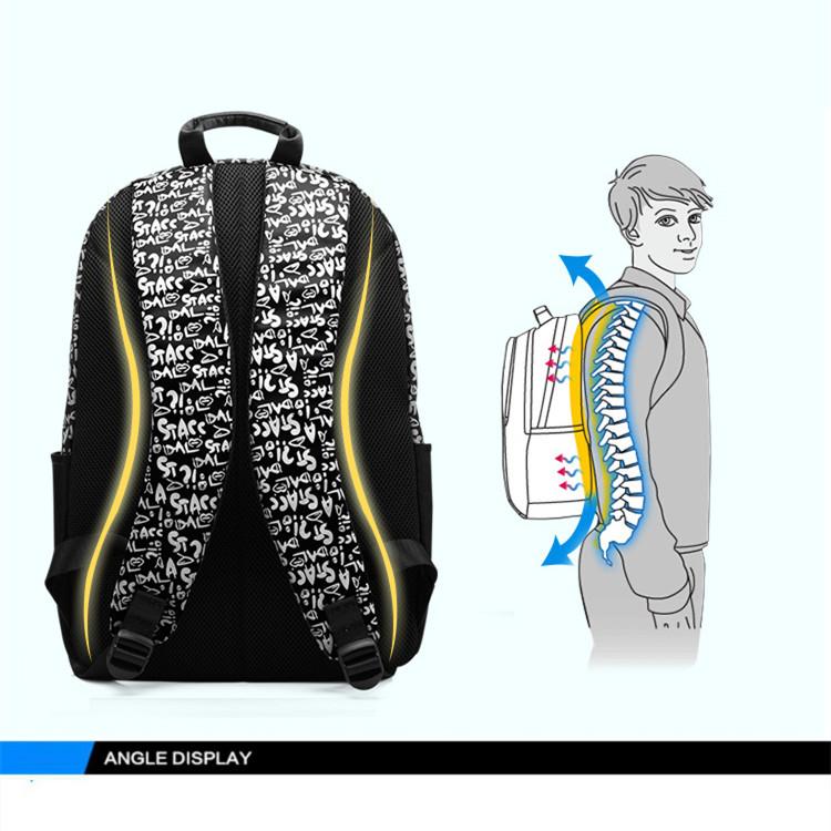 Nieuwe rugzak Rugzak Heren- en damesrugzak Studentenrugzak Zakelijk Rugzak met grote capaciteit