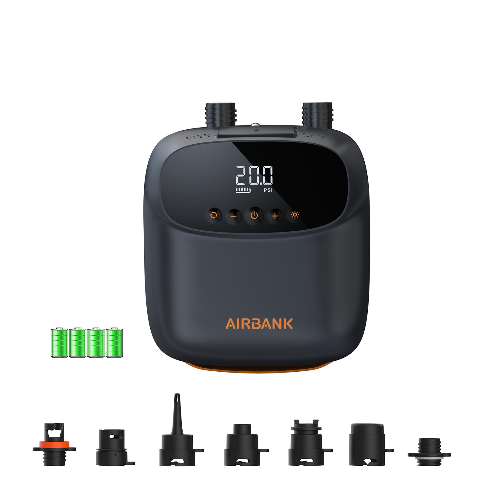 

AIRBANK PUFFER Pro 20PSI Rechargeable Air Pump for Inflatable Tent SUP PVC Boat Kayak Accessories for Surfing Kite Mattress PUFFER Pro