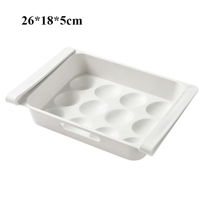 Eggs Holder for Fridge,4 Tiers Auto Rolling Fridge Egg Organizer,Space-Saving Egg Dispenser Holder,Holds 30 Eggs,Kitchen