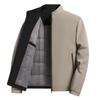 New Dad Coat Autumn and Winter Thickened Warm Men's Padded Thickened Stand-up Collar Jacket Top Medium Men's Clothing