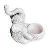 Portacandele Animale, Scultura Tronco d'Elefante, Portacandele Tea Light, Portacandele a Stelo Piccolo Decorativo, Regalo Fortunato.