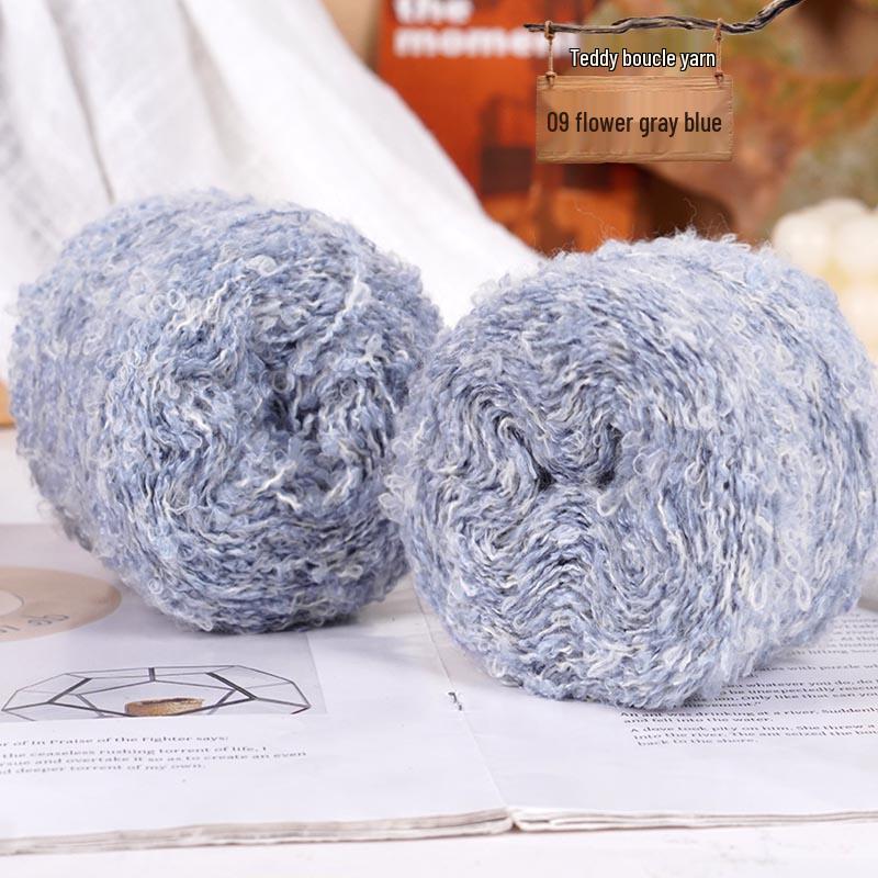 Colorful Loop Yarn Ball for Crochet & Knitting: Perfect for Handmade DIY Sweaters, Scarves, Dolls, & Small Projects.