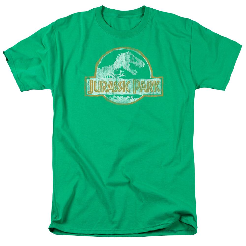 Jurassic Park Rough Logo T-Shirt to 4X S
