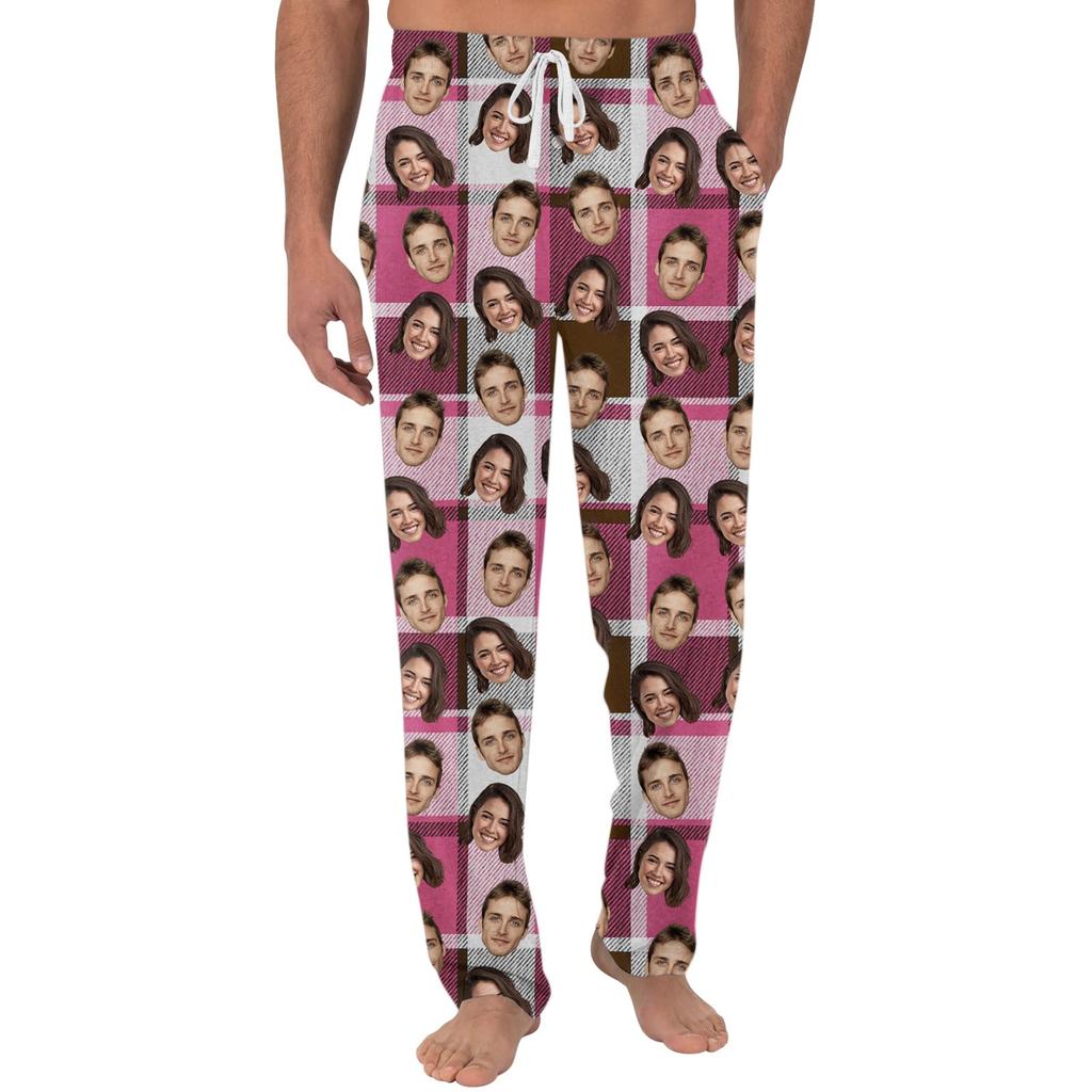 Men's Casual Pants with Pockets for Home Sleeping and Lounging
