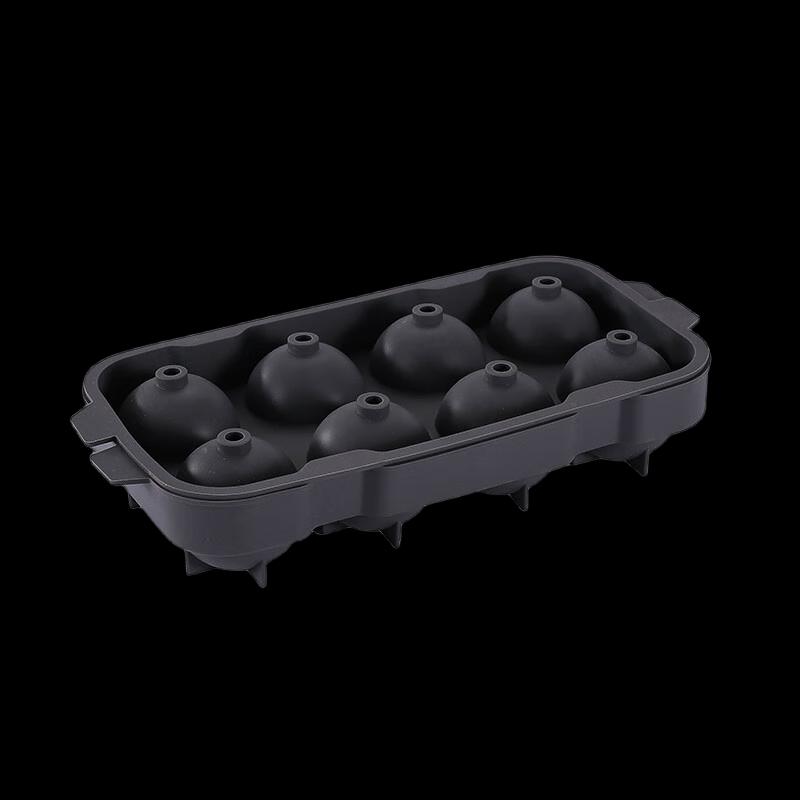 YOSHIDA CRAFT Silicone Round Ice Ball Maker with Lid