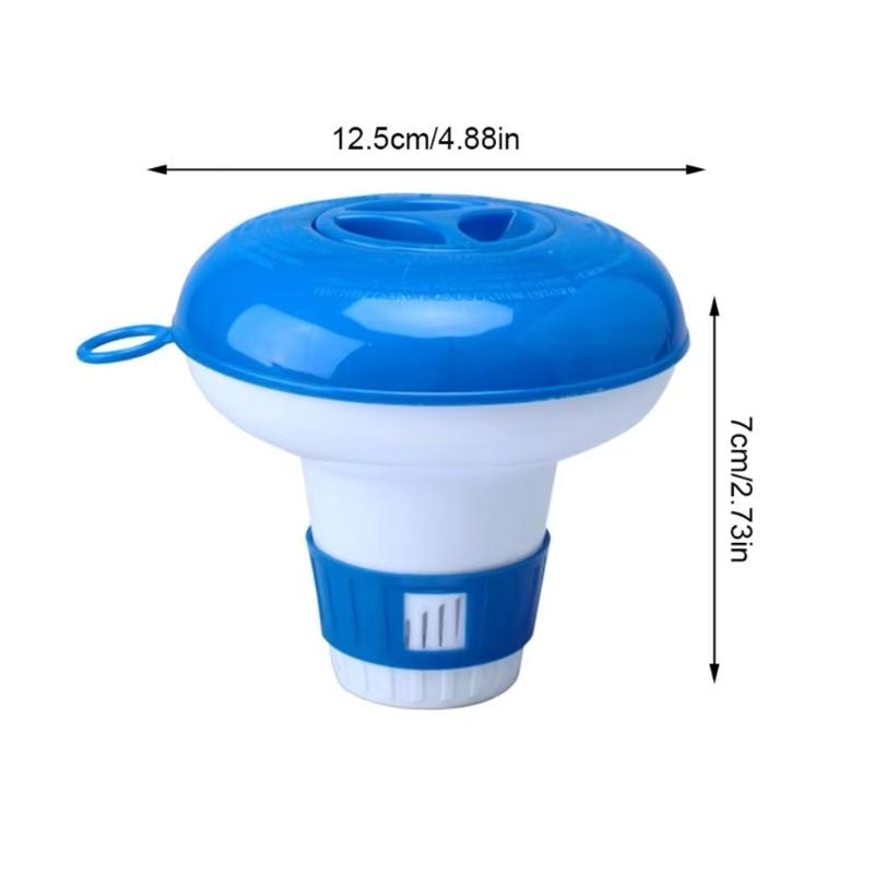 Swimming Pool Chlorine Tablet Floating Device Large Capacity Chlorine Pool Cleaning Supply For Home And Commercial Use
