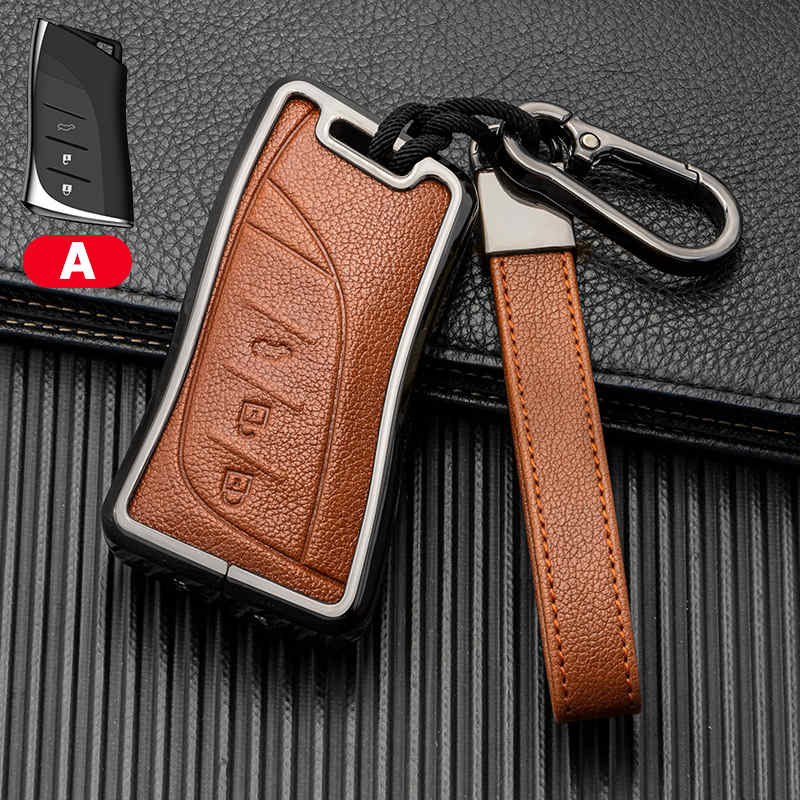 Key Case Cover For  Lexus NX UX GS RX IS ES GX LX RC 200 250 350 LC500 UX200 LS 450H 300H   Remote Fob Shell Accessories