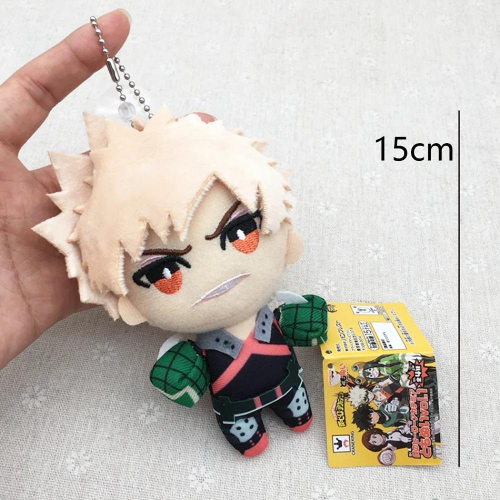 Anime 15-27cm My Hero Academia Plüschtiere Cartoon Izuku Midoriya Katsuki Bakugou Shouto Todoroki Stoffpuppen Kindergeschenke
