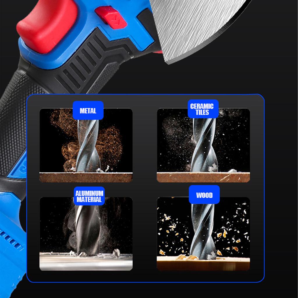 Cordless Power Wrench Electric Drill Combo Kit Handheld Small Pistol Drill Multi-function Electric Screwdriver Auto Repair Tools