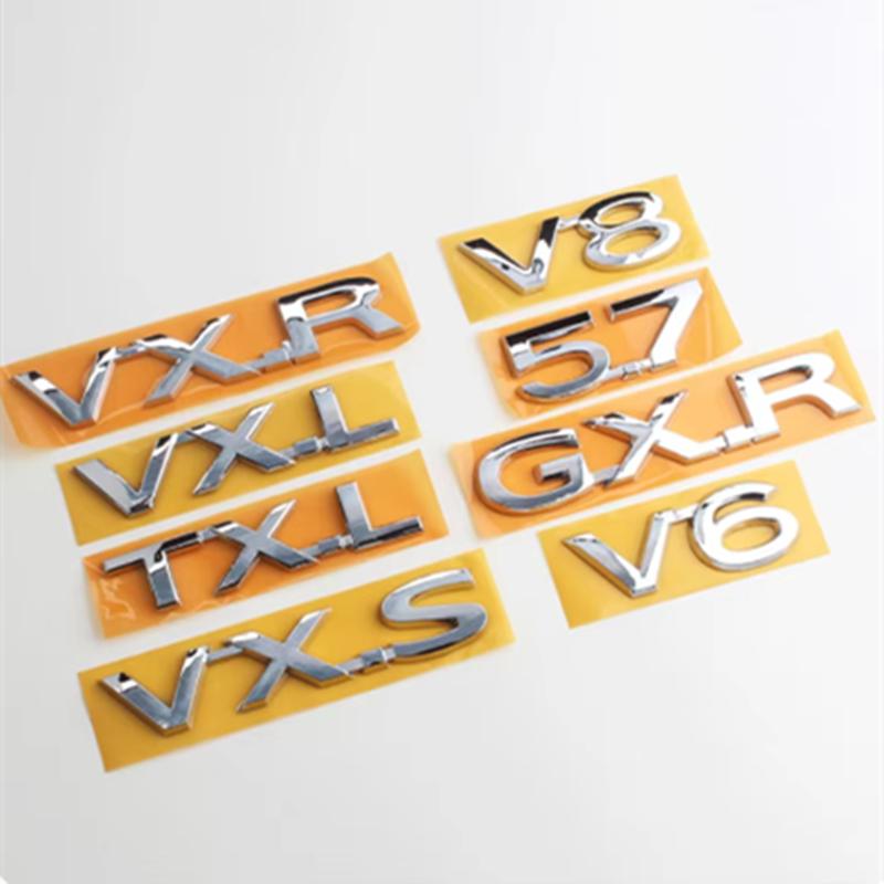 VXS TX GXRi VXRi VX Autoemblem Abzeichen Aufkleber für Dominant TXL L-and C-ruiser L-AND F-REE VXR GXR Prado VXL V8V6 5.7 hinten Nachrüstaufkleber