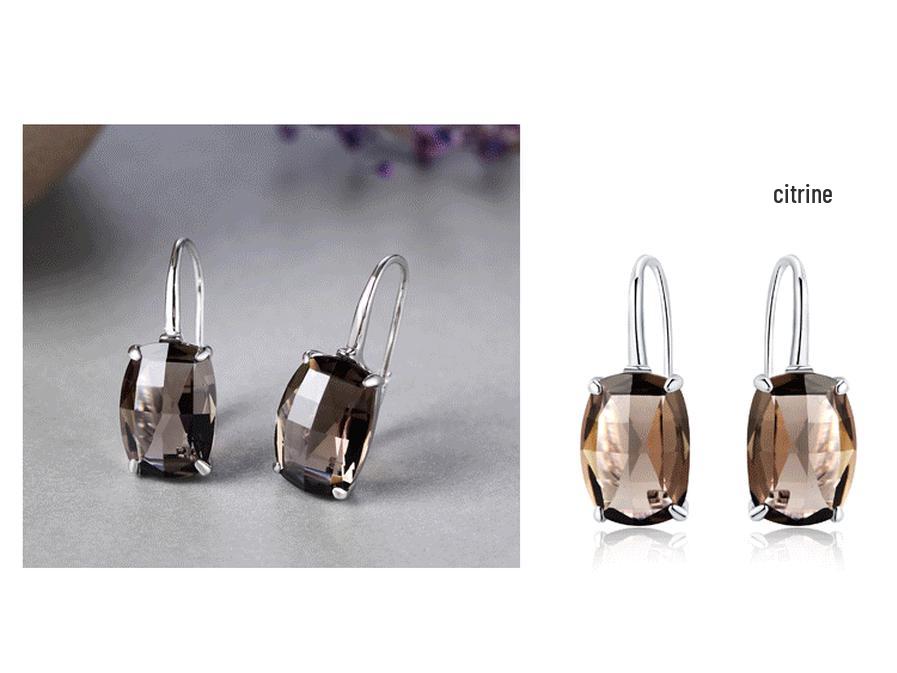 2022 S925 Silber Grüne Kristall Tropfenohrringe - Elegantes Langes Design für Frauen