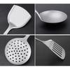 4 Pcs Durable Stainless Steel Wok Spatula Long Handle Kitchen Gadgets Kitchen Cooking Utensil Set Rice Spoon Ladle Cooking Tools