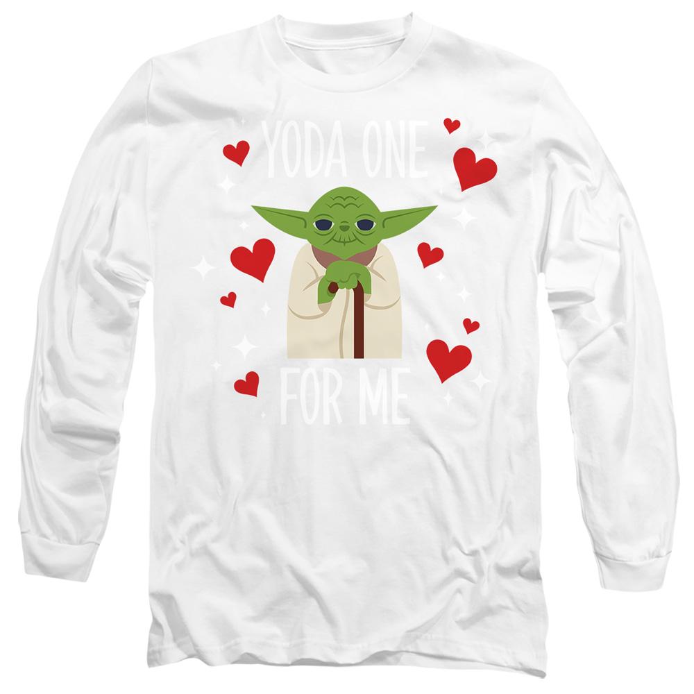 Star Wars Unisex Adult One For Me Yoda Valentine`s Day T-Shirt