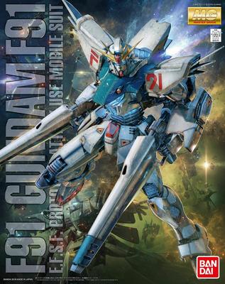 BANDAI SPIRITS MG Mobile Suit Gundam F91 Gundam F91 Plastikmodell im Maßstab Ver.2.0 1/100 farbcodiert