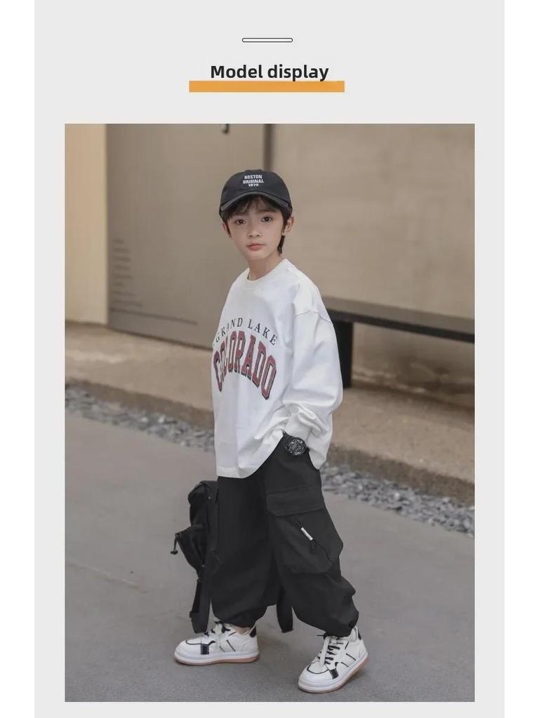 Jungen Herbst 2024 Kinderoveralls - Frühherbst Sporthose Einteilig