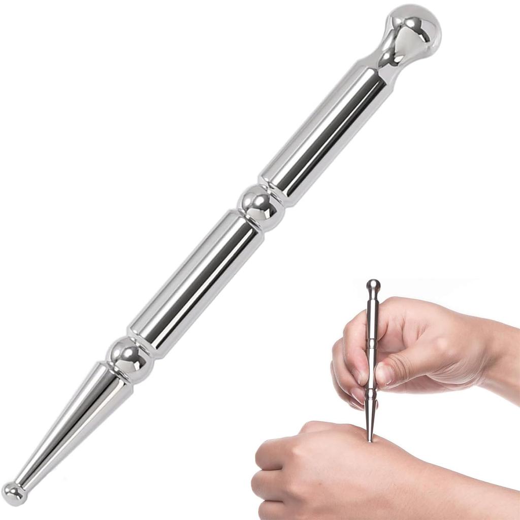 Stainless Steel Acupressure Stick for and Other Beauty Washable and Face, Nose, Treatments. Portable.