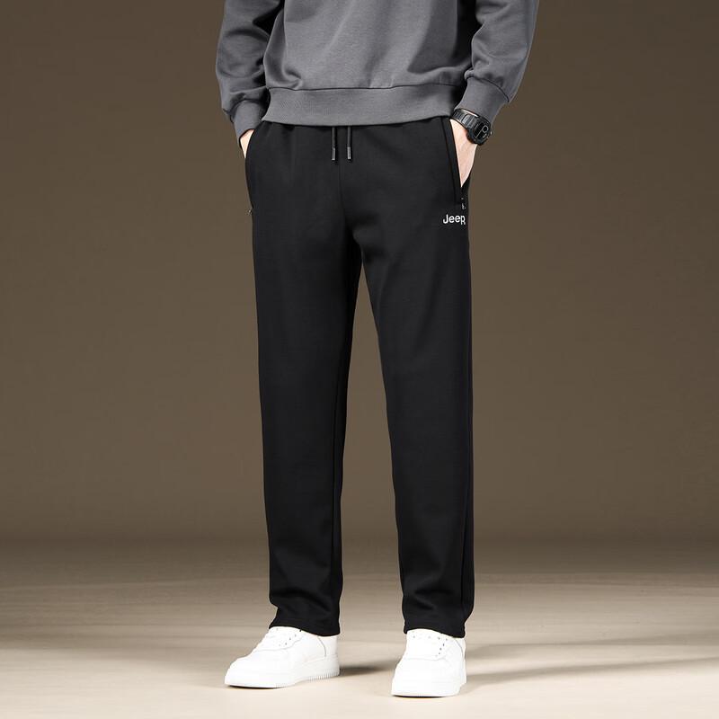 JEEP Men's Fleece-Lined Straight Leg Sweatpants