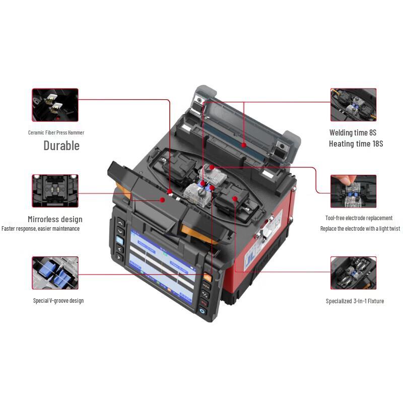 Jilong KL-370 Fiber Optic Fusion Splicer