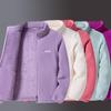 2026 Autumn/Winter Women's Thick Fleece Sherpa Jacket with Warm Stand Collar