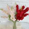 Consolida Ajacis Simulated Fake Flowers For Home And Wedding Green Plant Decor