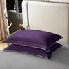 Purple and black gradual change flower three-piece quilt cover 3D digital printing bedding set bed cover