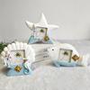 Scallop Fish shaped Starfish Photo Frame, 3-inch Wedding Photo Frame Stand, Display Platform, Home Decoration Decoration Ornament