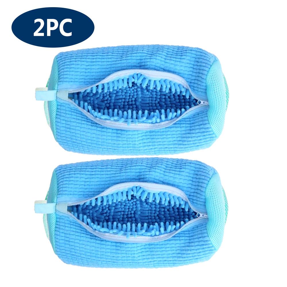 Shoe Washing Machine Bag Reusable Laundry Bag for Sneakers Mesh Shoe Cleaning Bag with Zipper Washer Dryer Protective Wash Bag