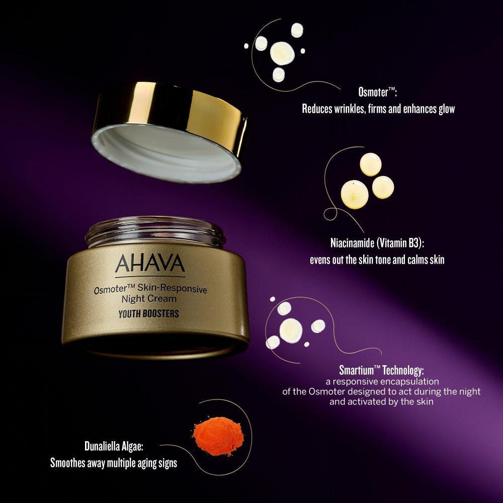Cremă de noapte Ahava Osmoter Skin Responsive 50 ml