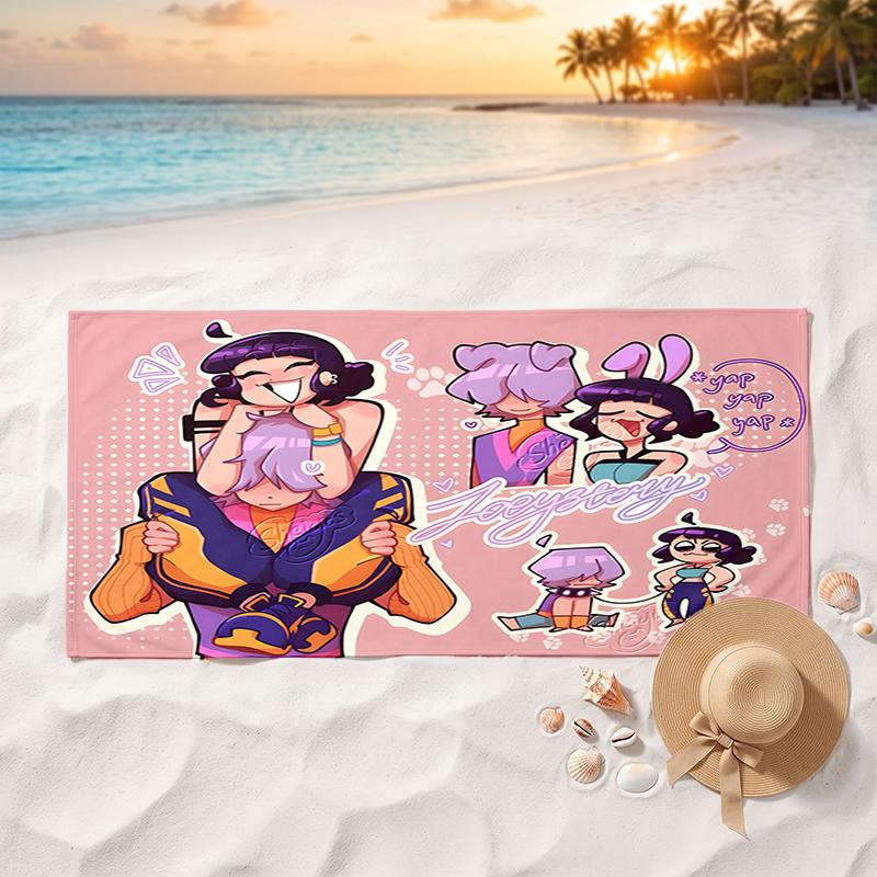 Zoeystery Soft and Comfortable Beach Towel Perfect for Vacations and Poolside Use an Ideal Gift for Summer Holidays