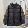 Winter new fashion hooded loose European station large size white duck down jacket women's warm jacket tide