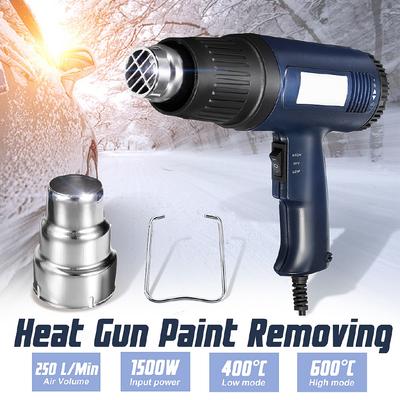 220V Electric Air Heater for Guns Temperature-controlled Hot Air for Guns Hair Dryer Soldering Hairdryer for Guns Build Tool 1500W