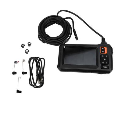 Borescope 16.4ft 1080P 4.3 Inch IPS Screen 170 Degrees  Angle 8MM Dual Lens IP67 Water Resistant Endoscope