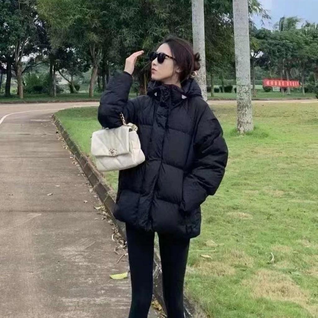 Big Goose Down Jacket Junction Ouyang Nana Capsule Black Label Bread Jacket Men and Women Parker LB