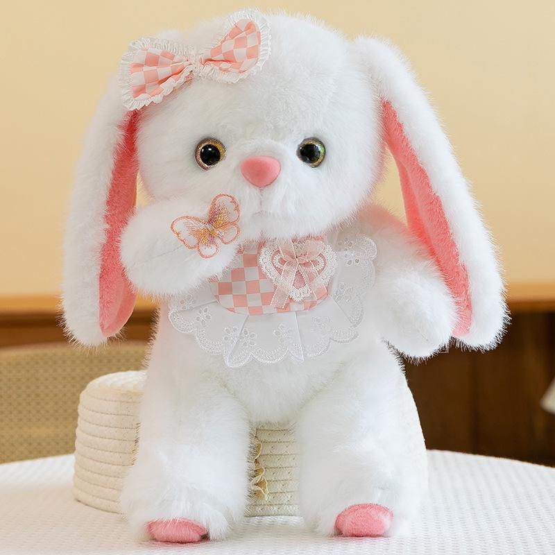 Cute Lop-eared Rabbit Plush Pillow - Soothing Sleep Companion for Kids