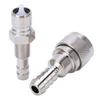 2PCS Metal Alloy Fuel Line Connectors 3B2 70250 for 5HP to 90HP Outboard Engines