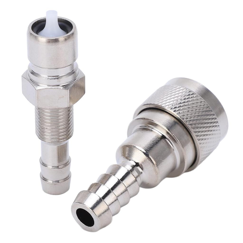 2PCS Metal Alloy Fuel Line Connectors 3B2 70250 for 5HP to 90HP Outboard Engines