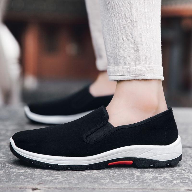 Douyin men's shoes old Beijing cloth shoes sports shoes sports mountaineering flat-bottomed work shoes versatile and breathable