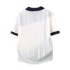2026 Men's V-Neck Italian Color Block Short Sleeve Polo – Breathable, Trendy, Elastic Jacquard Texture for Summer