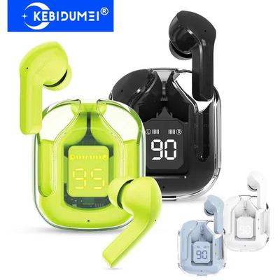 Bluetooth 5.3 Wireless Earbuds Transparent Charging Case Earphones Waterproof Sports Music Headphones Noise Canceling HiFi Stereo Headsets