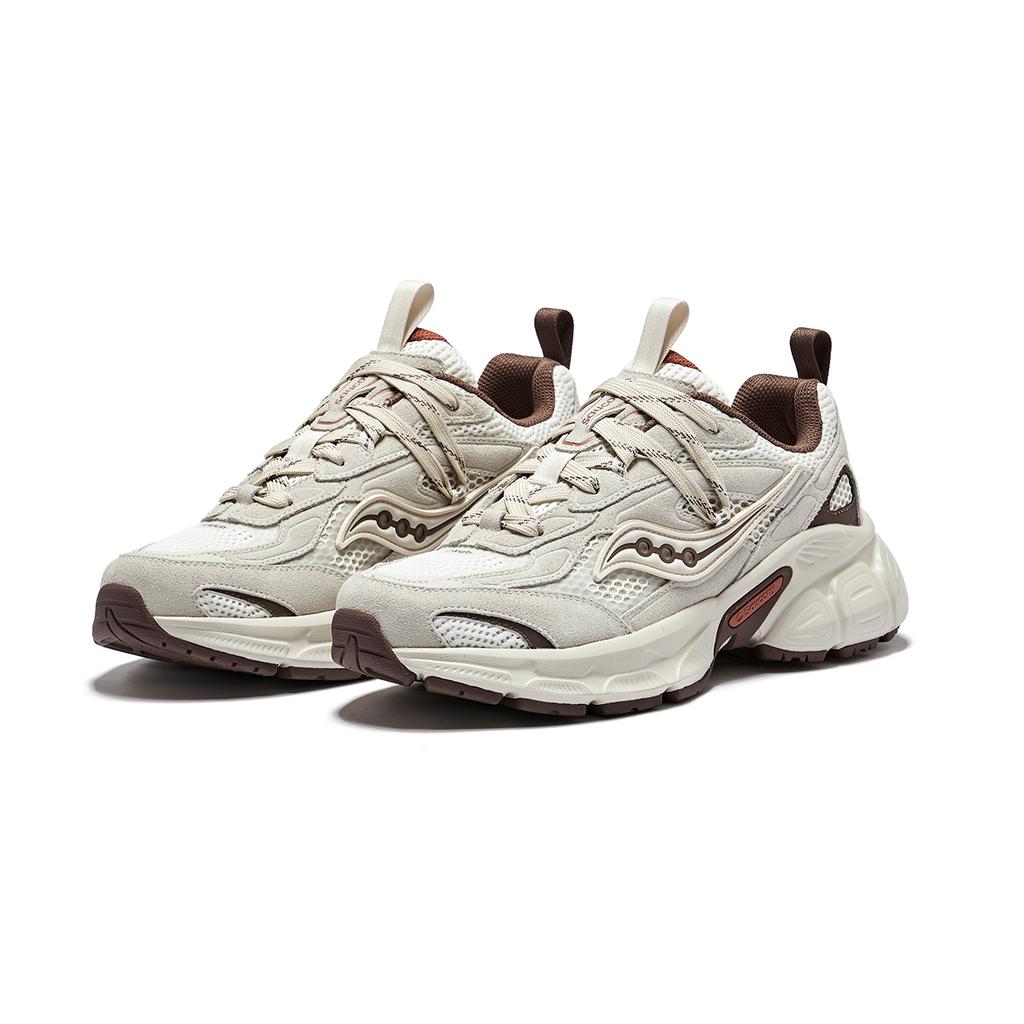Saucony 2K Cavalry Casual Retro Low-Top Running Shoes Unisex sneaker Beige Brown S79053-11