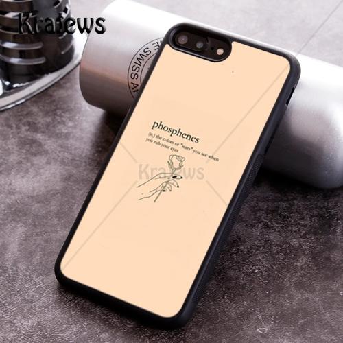 Krajews Aesthetics Chicmal Quotes Phone Case For iPhone 17 Air 16 15 14 11 12 13 Pro MAX Plus cover shell coque