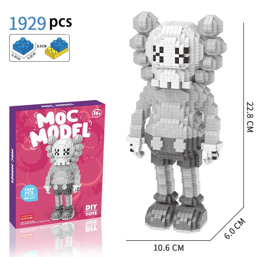[Spot] micro diamond building blocks small particles assembled adult three-dimensional high difficulty cartoon model birthday gift toy set