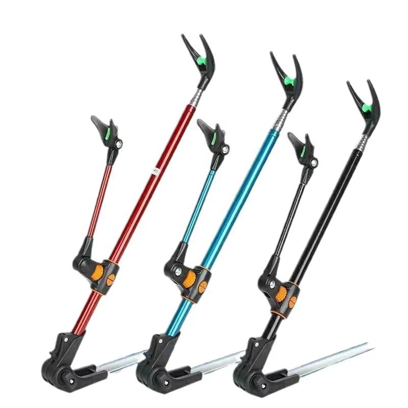 Super Hard Thickened Fishing Rod Holder Adjustable Extended Ground Plug Stable for Long Time Fishing Sessions