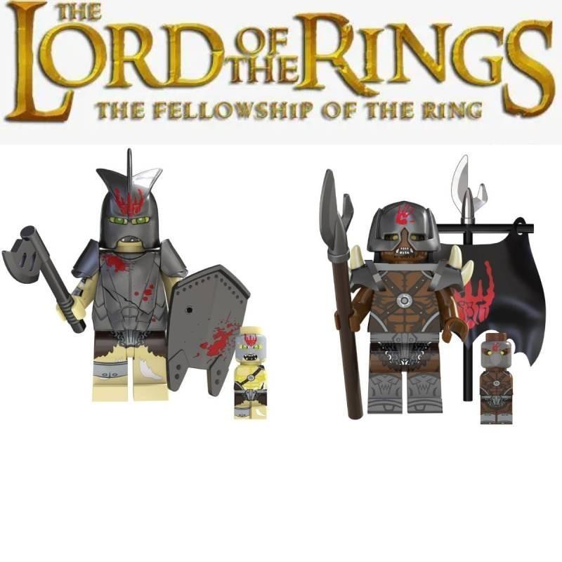 Tv6407 Movie Television Series Building Blocks Toy Set Featuring Lord Of The Rings Orcs