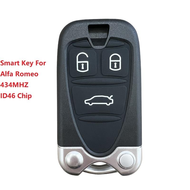 CN092005 Smart Key for 2005-2011 Alfa Romeo 159 Brera Spider 3 Buttons 433MHz PCF7941 ID46 Chip part number 71740257