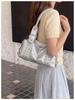 Korean Style Rivet Handbag: Large Capacity, Versatile Shoulder & Underarm Bag for Women - High-Quality, Trendy Motorcycle Design