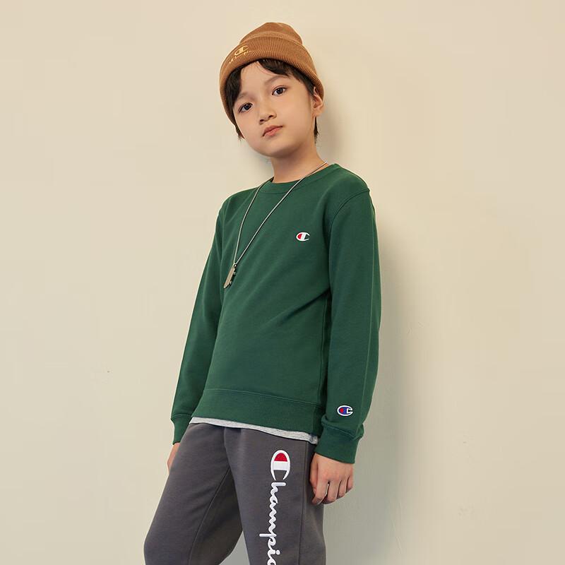Champion Unisex Kids  Classic C Logo Crewneck Sweatshirt 140