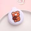 Folding Air Cushion Comb with Mirror Cute Cartoon Massage Hair Brush Portable Anti Deform for Travel Trip