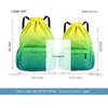 Waterproof Gradient Color Waterproof Bag Nylon Outdoor Camping Fitness Bag  Unisex