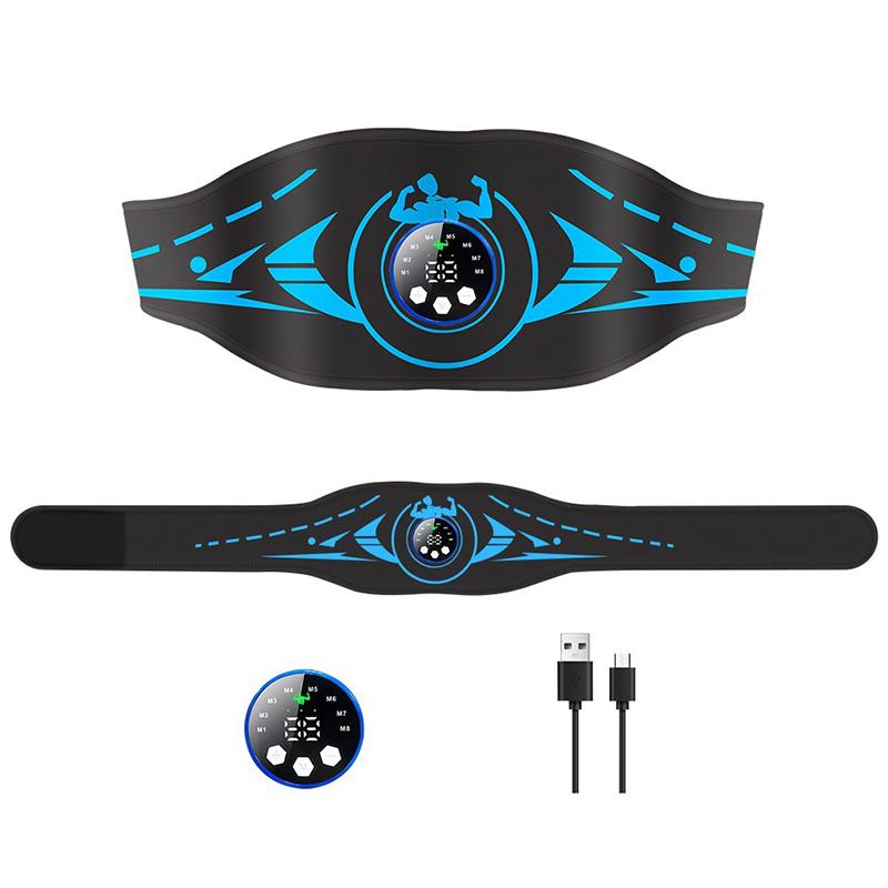 

EMS Тонизирующий пояс для живота Стимулятор мышц Тонер ABS USB Для похудения и формирования тела Массажер для тела Сбросить вес Домашний спортзал Фитнес